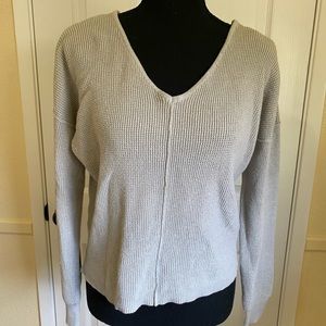 Knitted sage green top